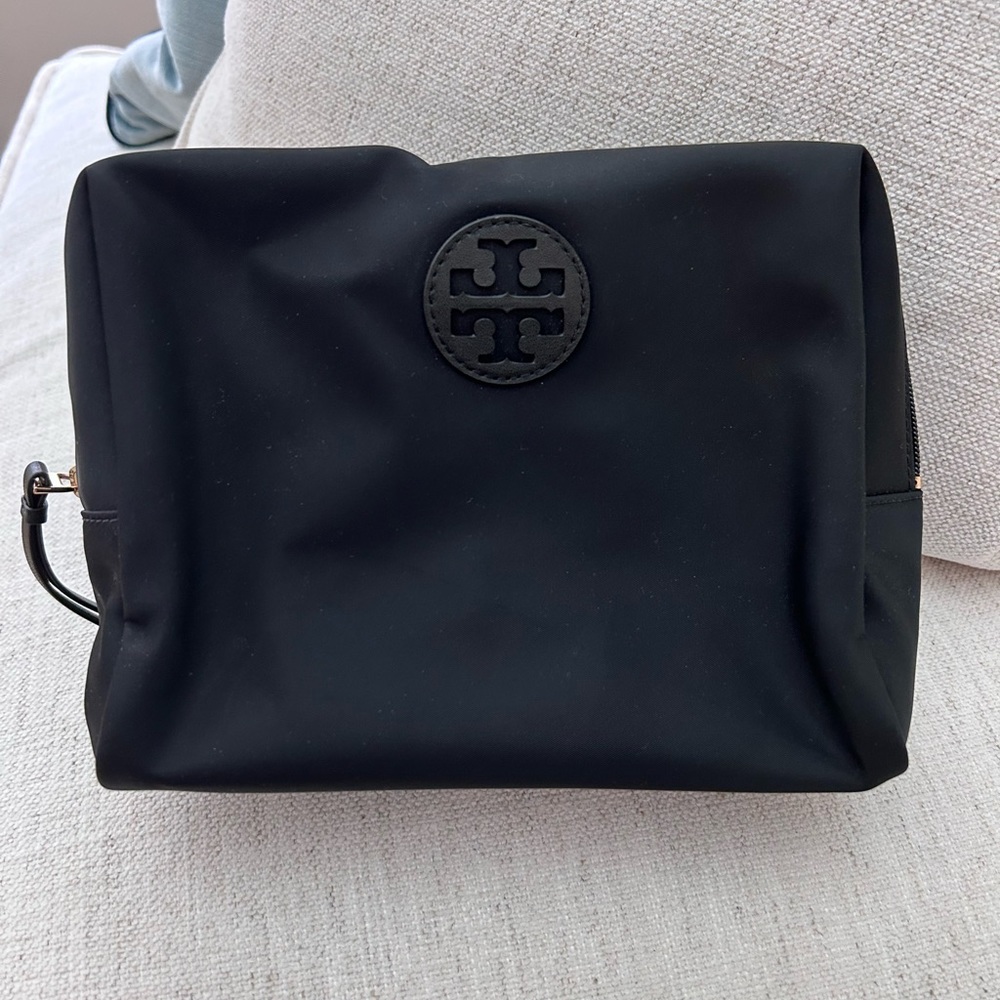 Tory Burch Black Makeup Bag